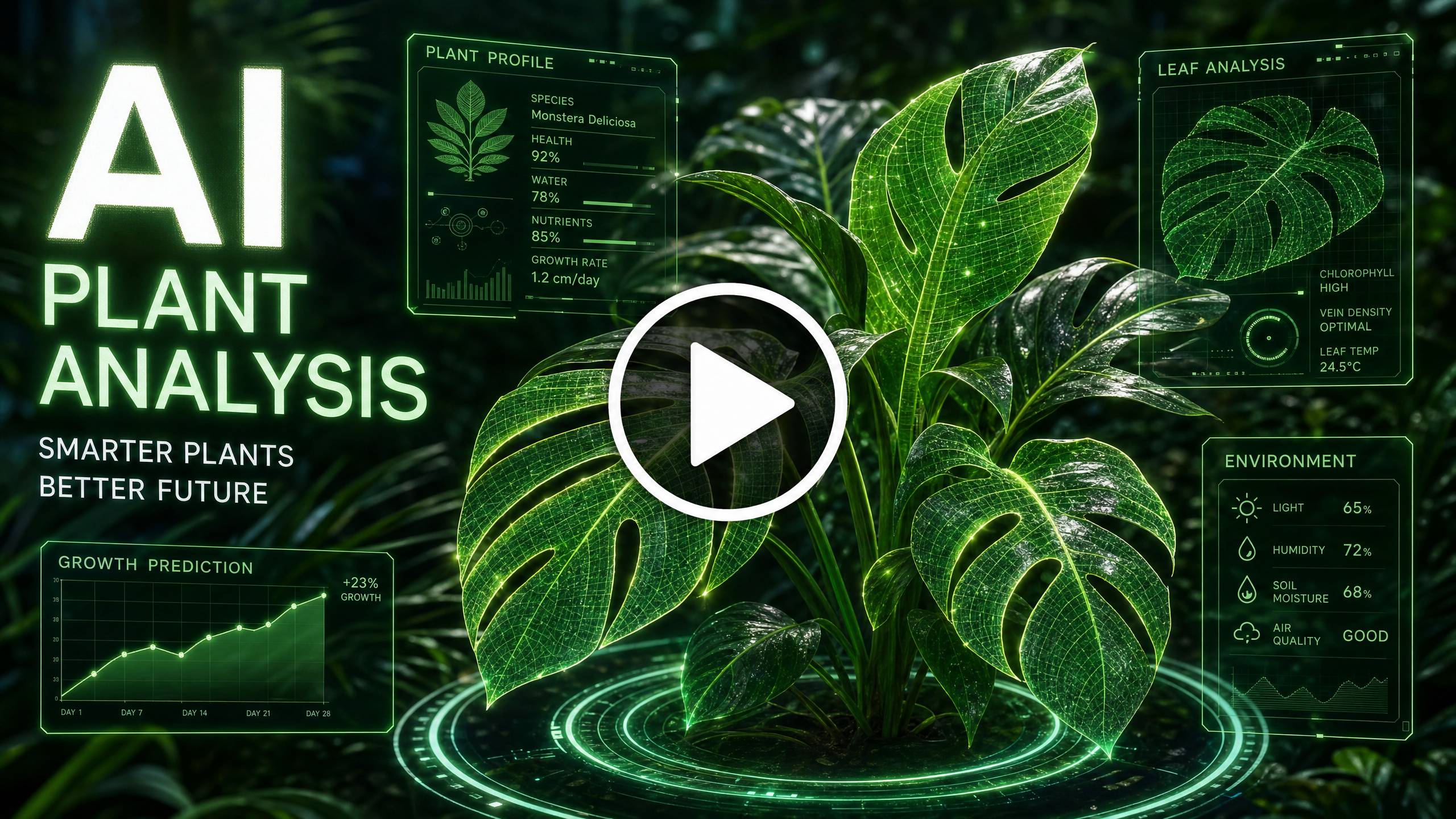 国产视频AI植物分析视频
